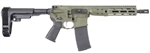 LWRC IC-DI Pistol OD Green SBA3 M-LOK 10.5" 5.56mm ICDIP5ODG10SBA3ML