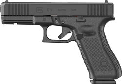 Glock 17 Gen5 Series V Full - Size 4.49" 17+1 9mm Front Serrations No Cut Out: Full- Size 9mm PV1750203 Front Serrations No Cut Out