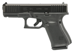 Glock 19 Gen5 Series V: Mid- Size 9mm (15- Round Magazines) PV1950203 Front Serrations No Cut Out