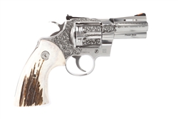 Colt Python Tyler Gunworks Premier Grade Engraved Stainless Steel 3" .357 Mag PYTHON-SP3WTS-TGW