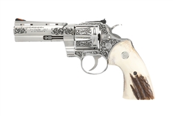 Colt Python Tyler Gunworks Premier Grade Engraved Stainless Steel 4.25" .357 Mag PYTHON-SP4WTS-TWG