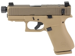 Glock 43x MOS Hush Puppy Coyote 9mm UX4350204FRN