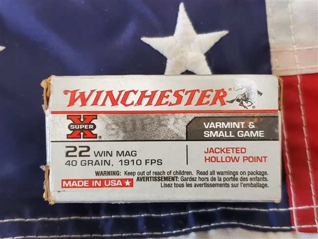 22 Win Mag Winchester Super X 40 Grain (50 RD Box)