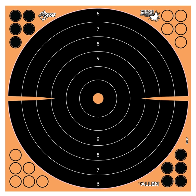 Paper Target Allen EZ Aim Splash Bullseye