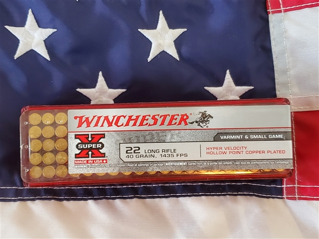 22 LR Winchester Super X Hollow Points 40 Grian