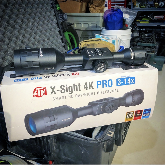 ATN X-Sight 4K Pro 3-14x Day/Night Scope w/ IR Illuminator