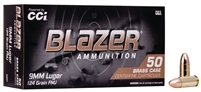 Blazer Brass 9mm 124 gr