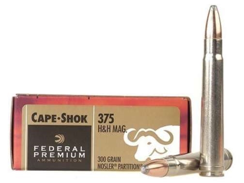Federal Premium Ammunition 375 H&H Magnum 300 Grain