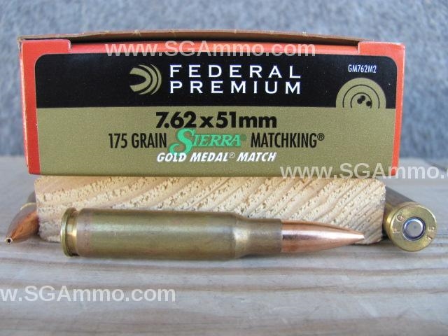 Federal Ammunition 7.62x51 Match 175gr