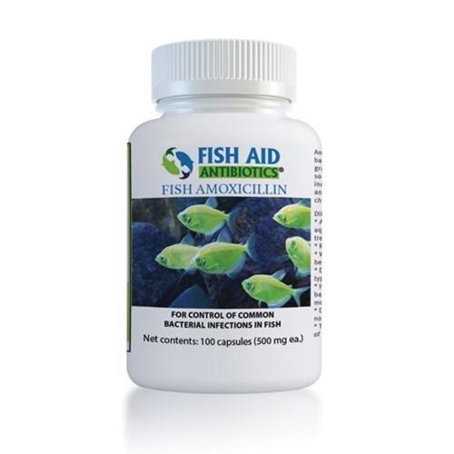 Fish Aid Antibiotics (Amoxicillin) 500mg 100ct