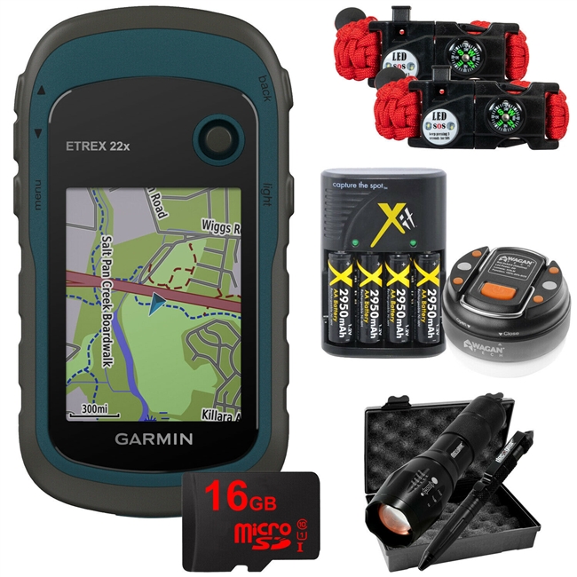 Garmin eTrex 22X 16GB Bundle