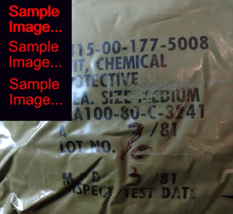 Hazmat Sealed Chemical Suits Various Sizes