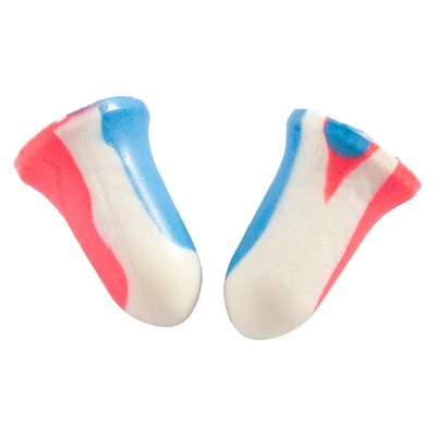 Leight Foam Earplugs Red White & Blue