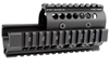 Midwest Industries AK Quad Rail Black