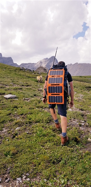 Off Grid Trek 28 Watt Solar Panel (Orange)