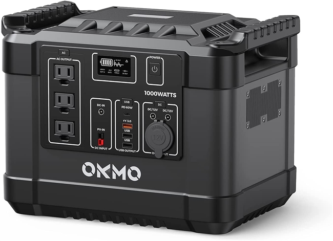 Okmo G1000 Portable Power Station / Solar Generator