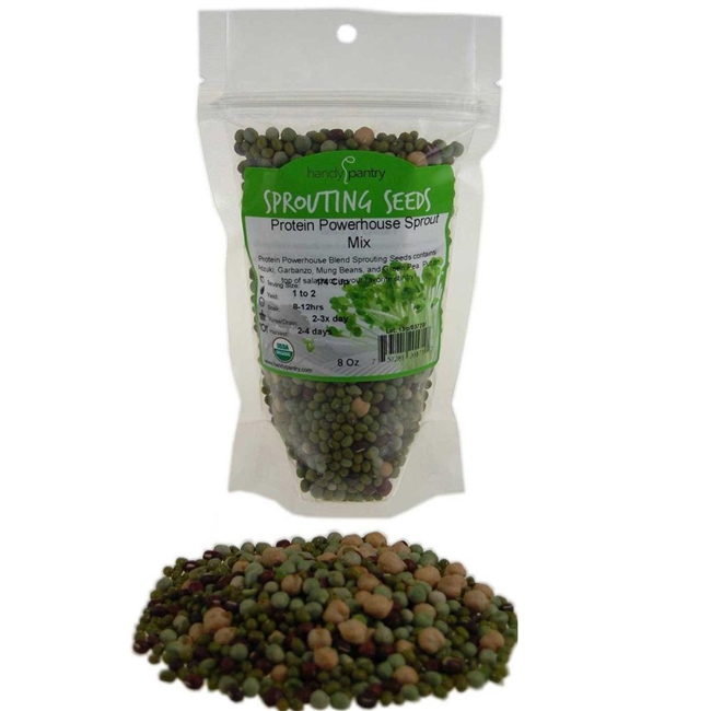 Organic Protein Powerhouse Sprouting Seed Mix