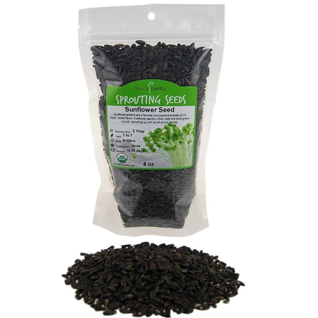 Organic Sunflower Sprouting Seeds