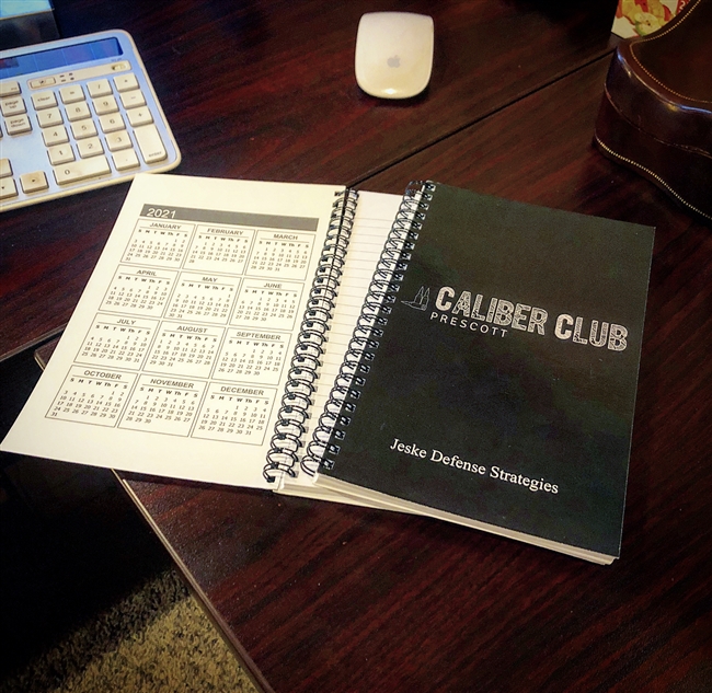 Prescott Caliber Club Notebook w/ Calendar