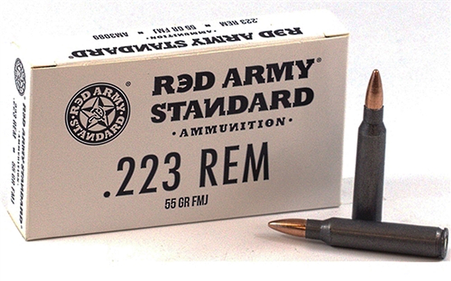 Red Army Standard .223 Steel Case 55gr FMJ (Box of 20)