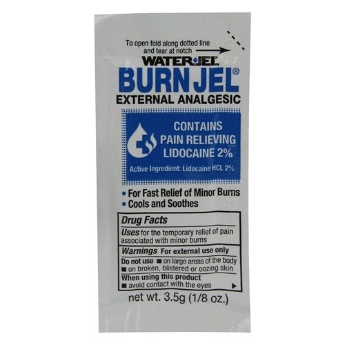 Water-Jel Unit Dose Burn Gel w/ Lidocaine 5-pk