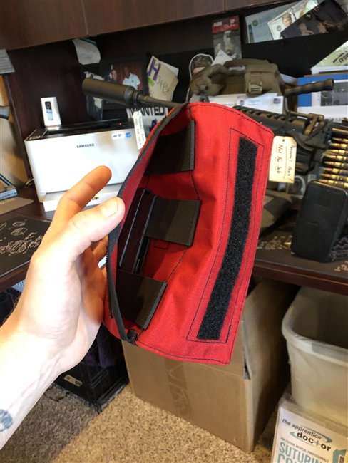 Redwire Gear MK82 Individual Trauma Kit (empty) - Red