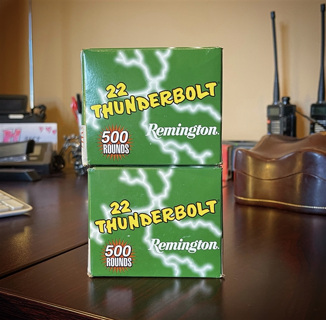 Remington 22 Thunderbolt 40gr (500 rounds)