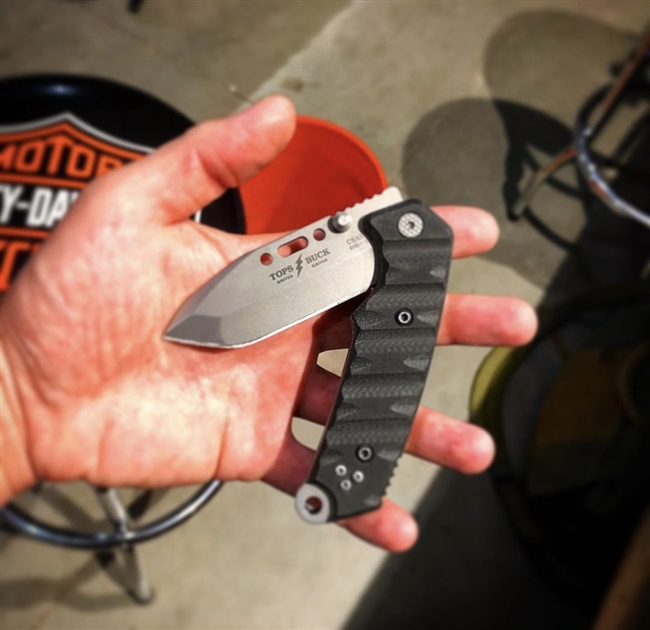 Tops Buck CSAR-T Liner Lock Used Knife