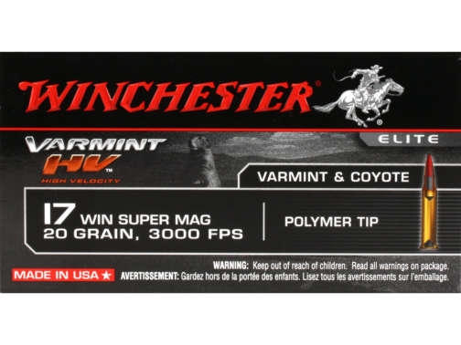 Winchester 17 Winchester Super Mag 20 gr