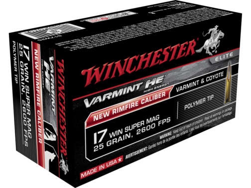 Winchester 17 Winchester Super Mag 25 gr