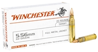 Winchester 5.56x45 62gr FMJ (Box of 20)