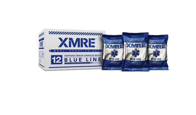 XMRE Blue Line MRE (Meal Ready to Eat) 12pk