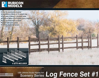 283001 - 28mm Log Fence Set #1