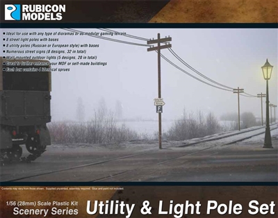 283004 - 28mm Utility & Light Pole Set