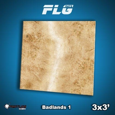 FLG-BDL3X3 Game Mat: 3'x3' - Badlands