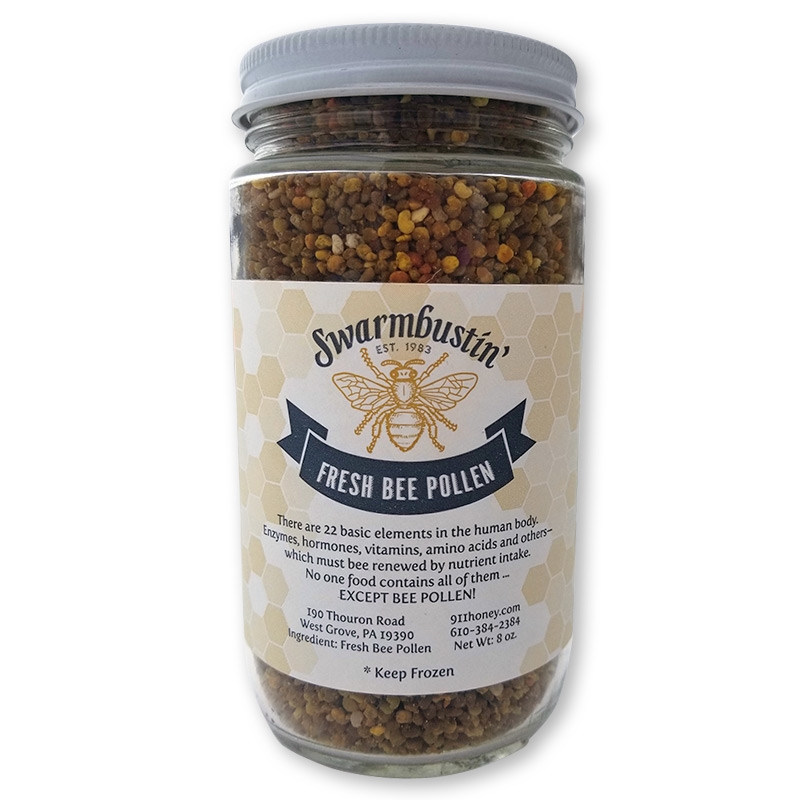 Bee Pollen Granules for Smoothies & Toppings Jar (18oz