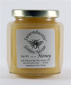 Original Mountain Creme Honey - 14 oz. Hex Jar