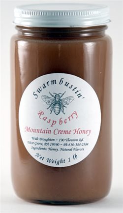 Raspberry Mountain Creme Honey - 1 lb.