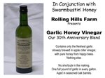Rolling Hills Garlic Honey Vinegar