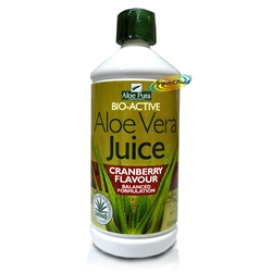 Aloe Pura Aloe Vera Juice CRANBERRY Flavour 1 Litre