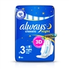 Always Classic 3D Protection (Size 3) Night Sanitary Protection 8 Pads