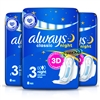 Always Classic 3D Protection (Size 3) Night Sanitary Protection 24 Pads