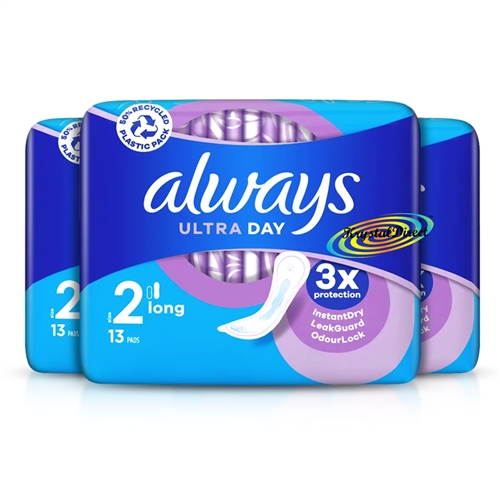 Always Ultra Long (Size 2) Sanitary Protection 39 Pads