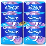 Always Ultra Long (Size 2) Sanitary Protection 78 Pads