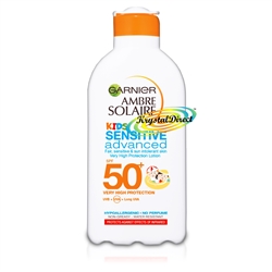 Garnier Ambre Solaire Sensitive Kids Sun Protection Lotion 200ml SPF50