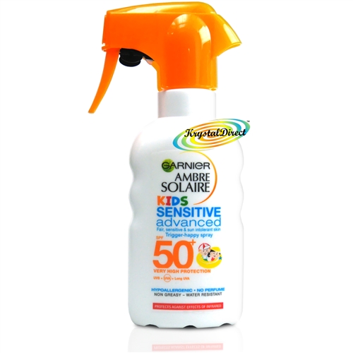 Garnier Ambre Solaire Kids Sensitive Advanced Sun Cream Spray SPF50+ 200ml