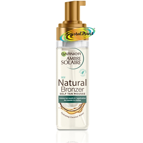 Garnier Ambre Solaire Natural Bronzer Intense Clear Self Tan Mousse 200ml