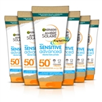 6x Garnier Ambre Solaire Sensitive Advanced SPF 50+ Skin Protection Lotion 175ml