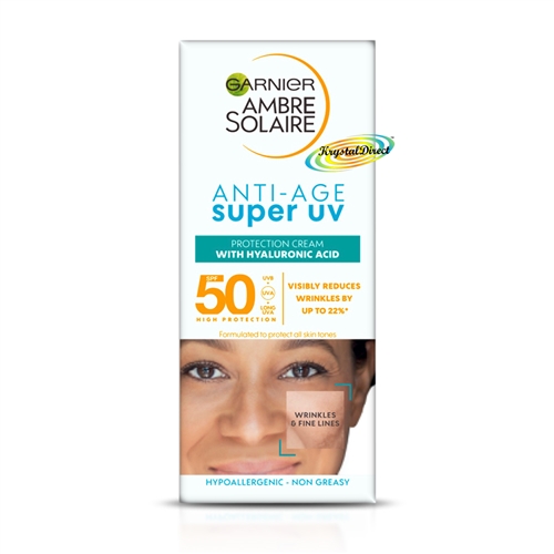 Garnier Ambre Solaire Anti Age Super UV Face Protection Cream SPF50 50ml