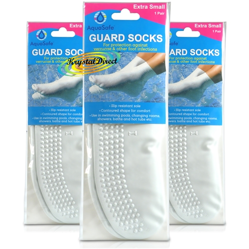 Aqua Safe Guard Socks Extra Small 3 Pairs